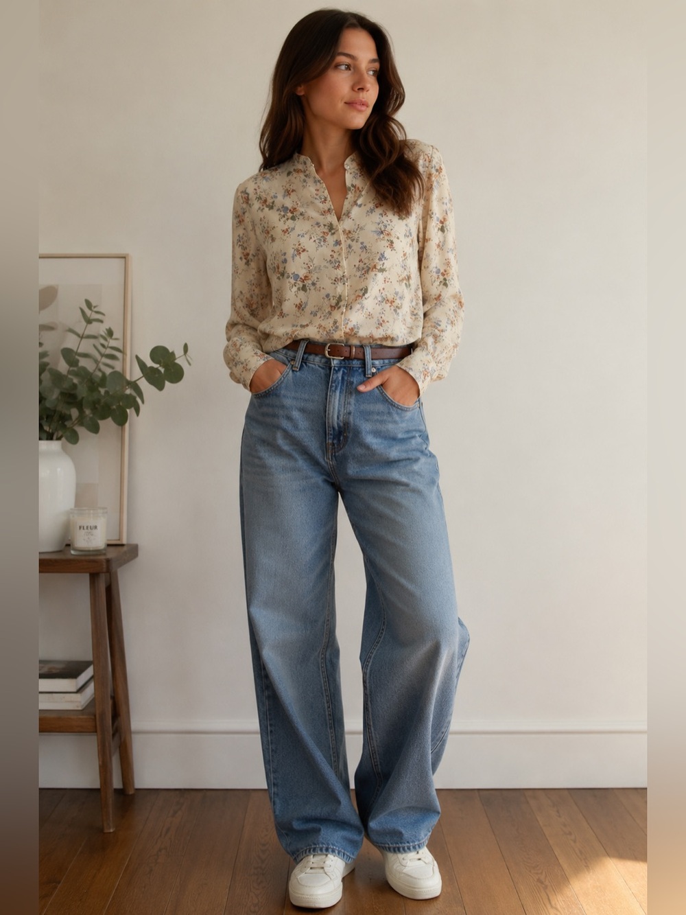 Floral Long Sleeve Blouse